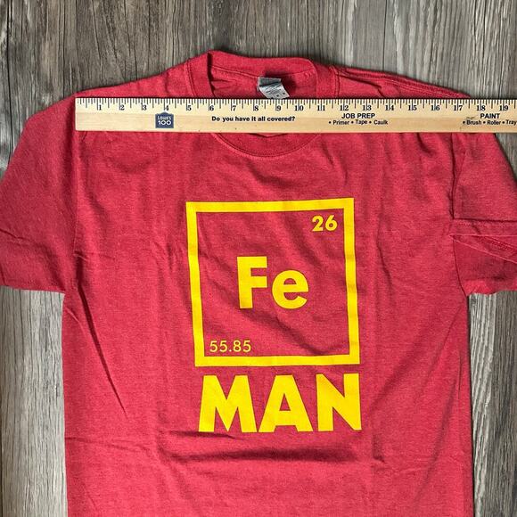 Marvel’s Ironman Element Science Graphic Tee Men's M Red Short Sleeve - Picture 5 of 6